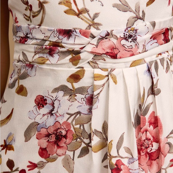 Lulus floral print midi dress - Picture 3 of 9